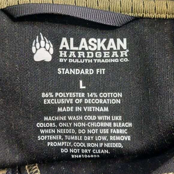 Alaskan Hardgear Duluth Trading Swing Dog 1/4 Zip Mock Neck Men's Large Green - Picture 5 of 7